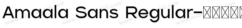 Amaala Sans Regular字体转换
